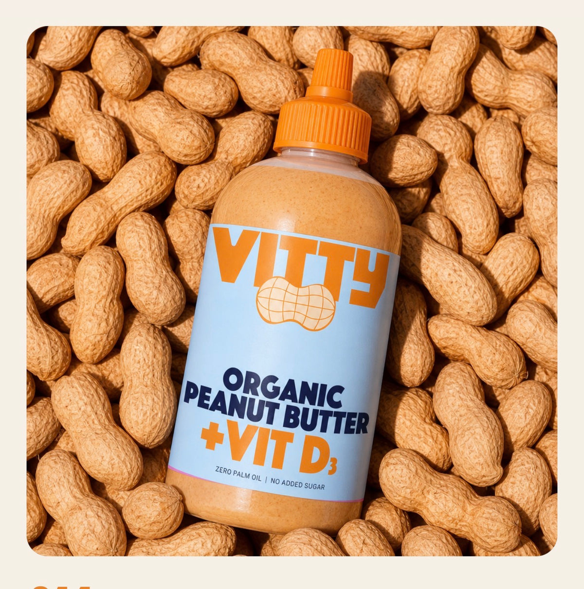 Vitty Peanut Butter + Vitamin D3 | 250ml